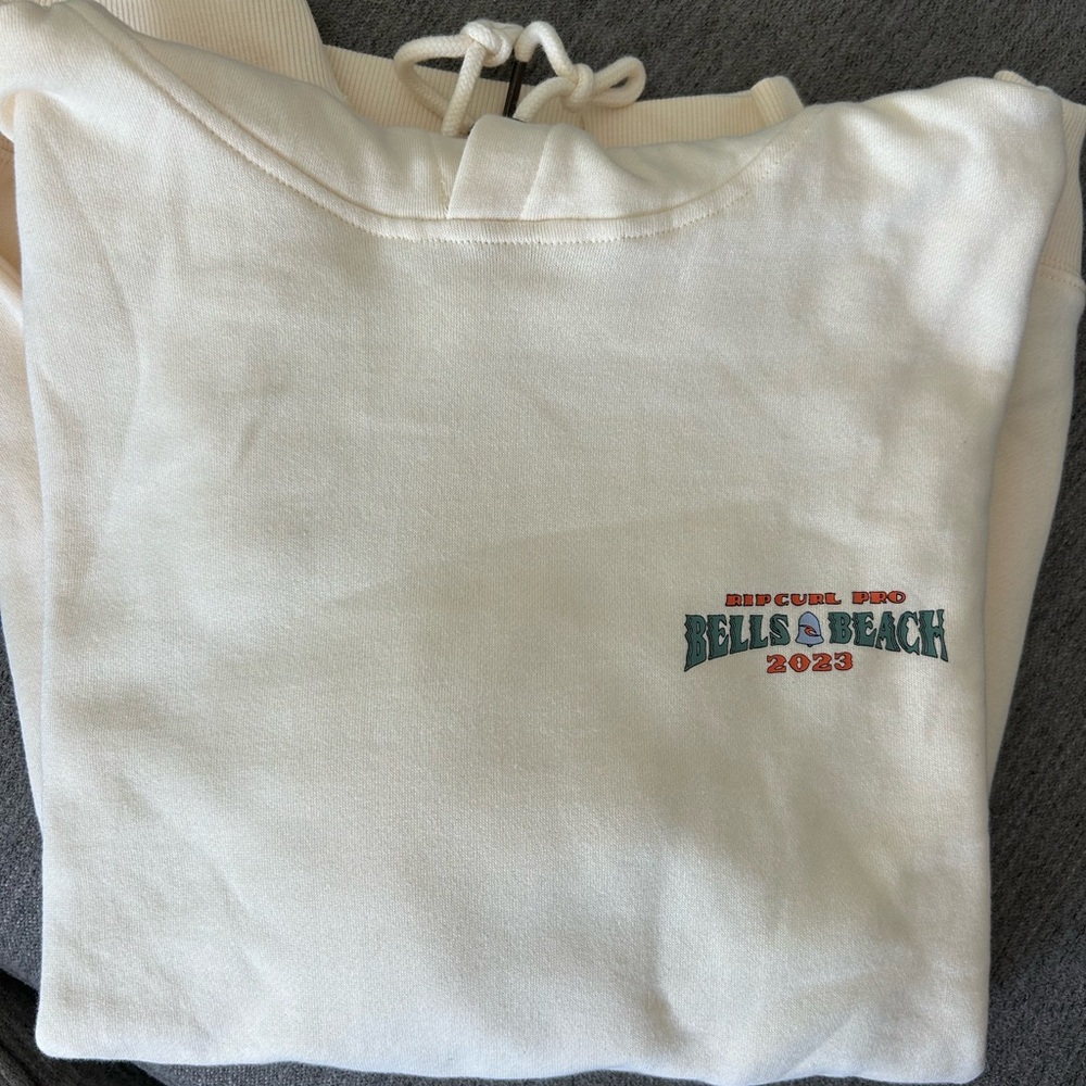 Rip Curl Pro Bells Beach 2023 Cream Hoodie
